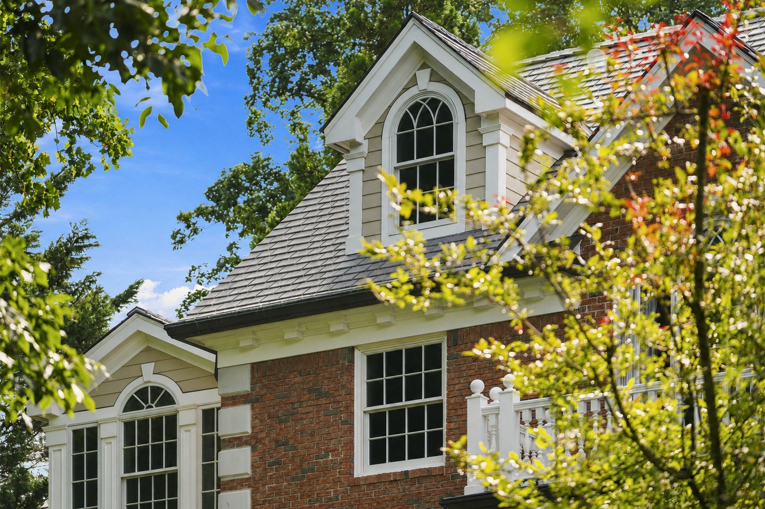 Front elevation at 285 Hartshorn Drive, Short Hills