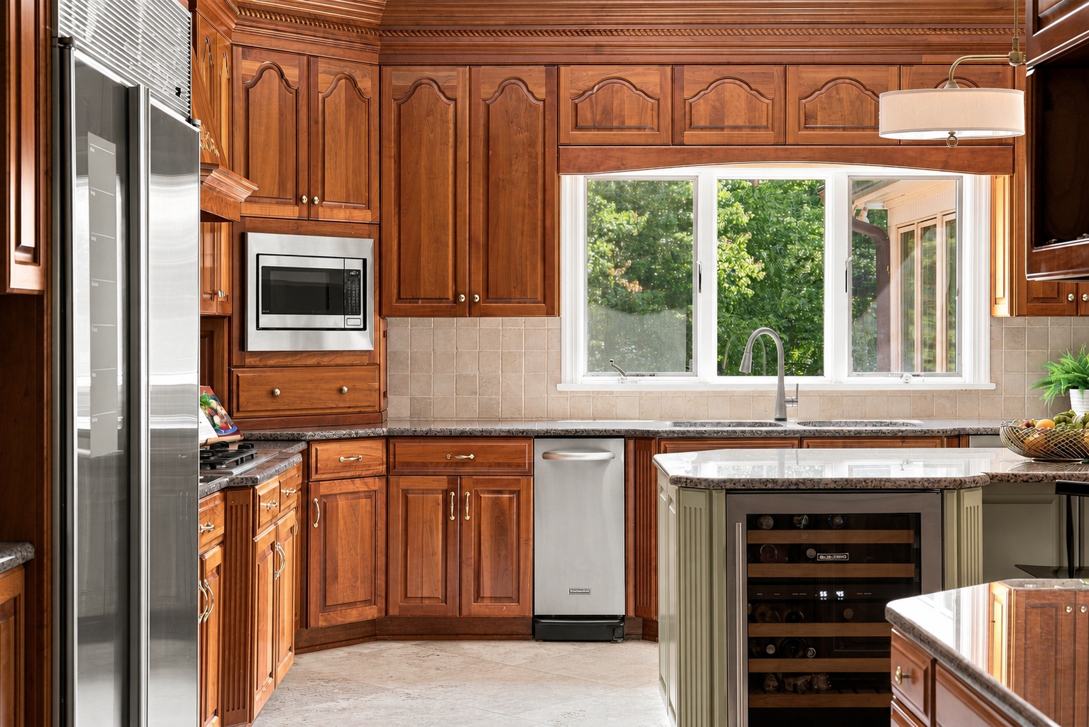 Kitchen detail at 285 Hartshorn Drive, Short Hills